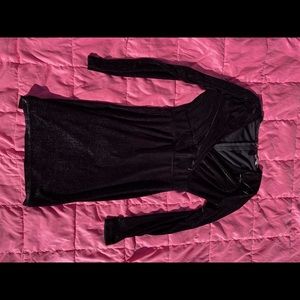 Gianni Bini black long sleeve dress